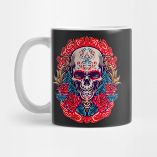 Day of the Dead Mexican Skull Mug